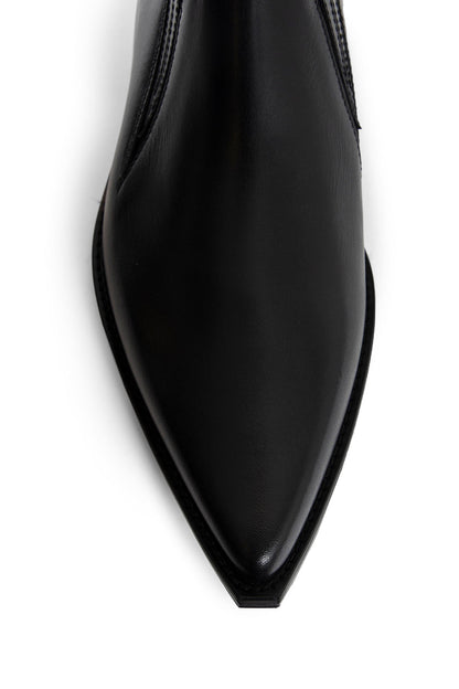 ANN DEMEULEMEESTER MAN BLACK LOAFERS & FLATS