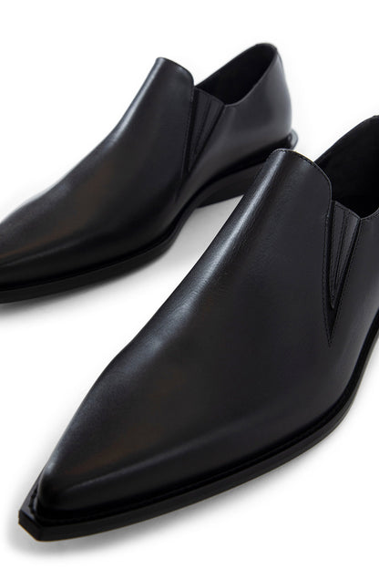 ANN DEMEULEMEESTER MAN BLACK LOAFERS & FLATS