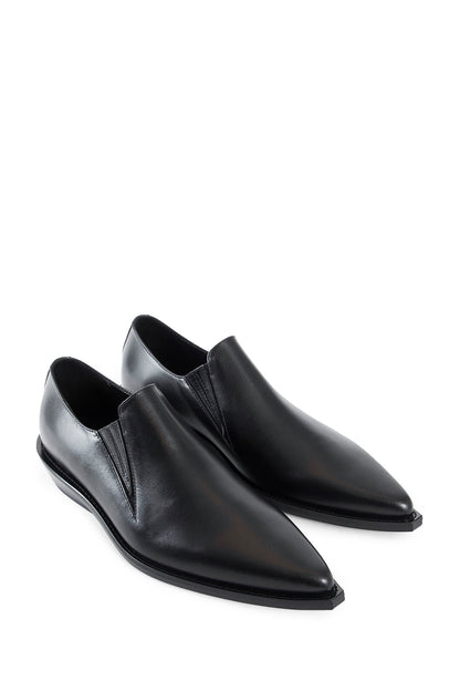 ANN DEMEULEMEESTER MAN BLACK LOAFERS & FLATS