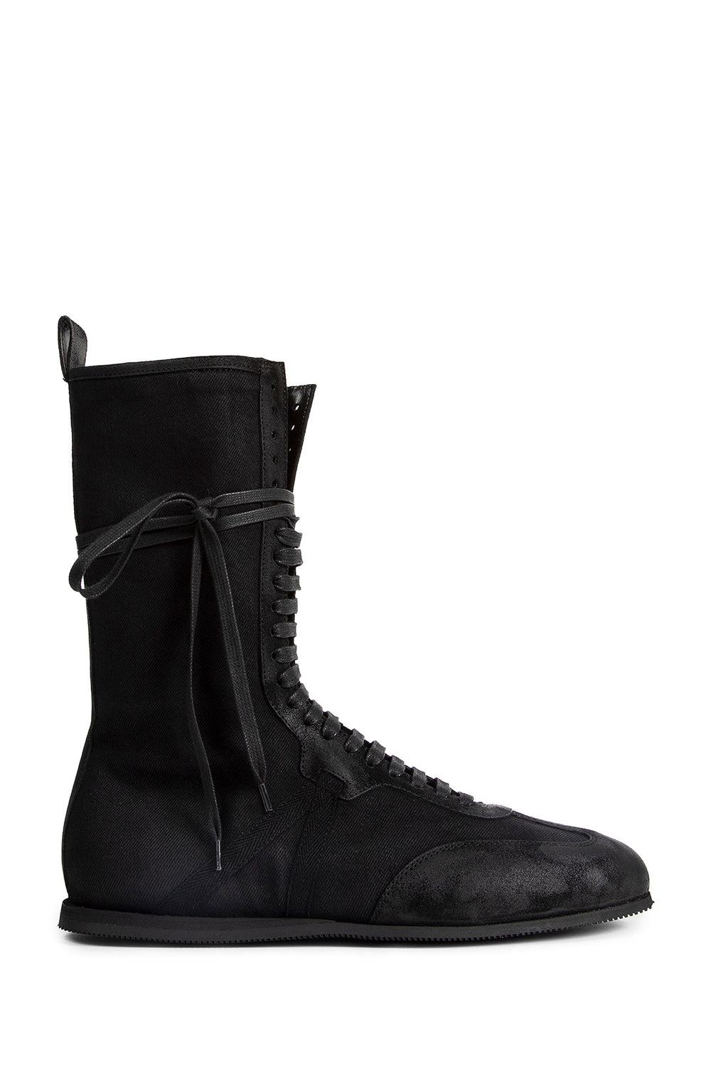 ANN DEMEULEMEESTER Fides Soft High-Top Boxing Sneakers man