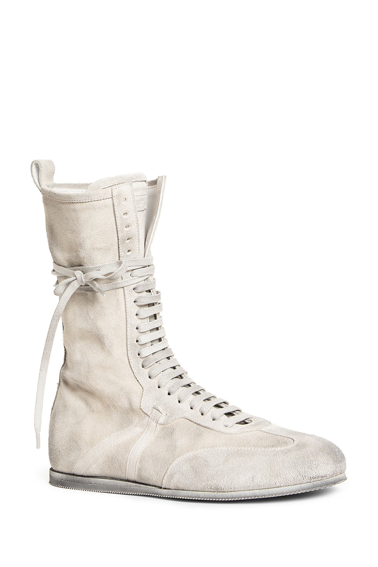 ANN DEMEULEMEESTER MAN OFF-WHITE SNEAKERS