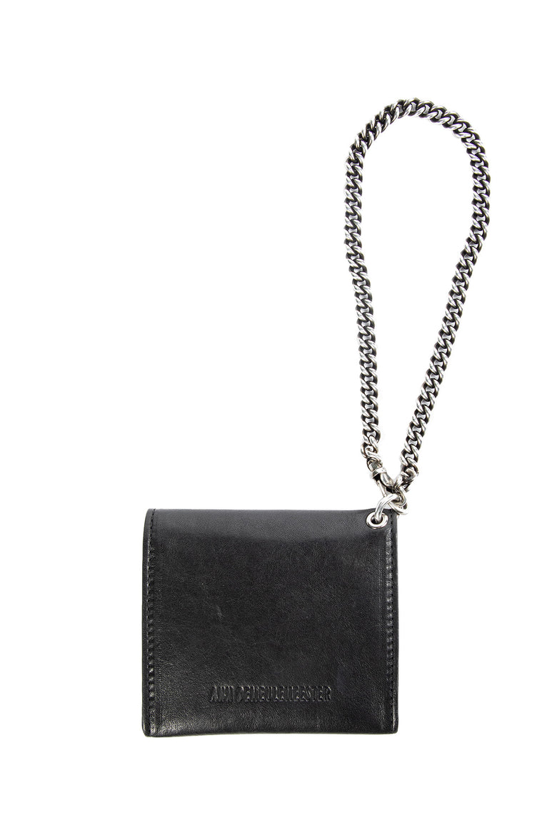 ANN DEMEULEMEESTER MAN BLACK WALLETS & CARDHOLDERS