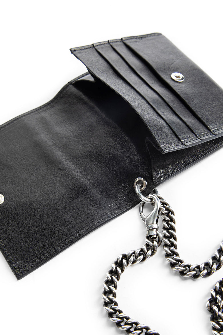 ANN DEMEULEMEESTER MAN BLACK WALLETS & CARDHOLDERS