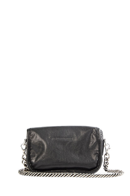 ANN DEMEULEMEESTER WOMAN BLACK CROSSBODY BAGS