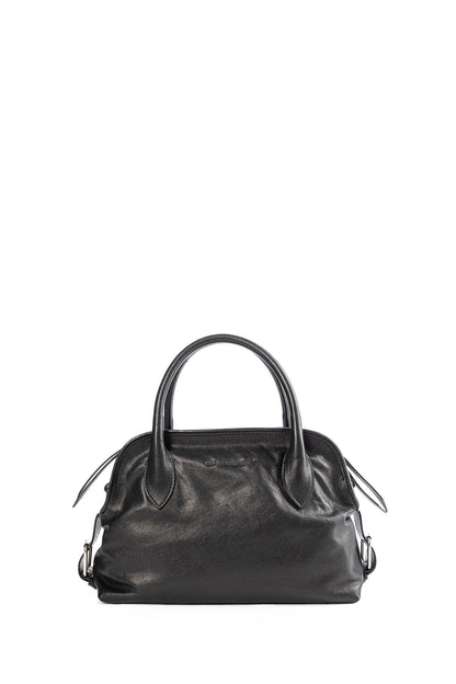 ANN DEMEULEMEESTER WOMAN BLACK TOP HANDLE BAGS