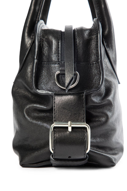 ANN DEMEULEMEESTER WOMAN BLACK TOP HANDLE BAGS