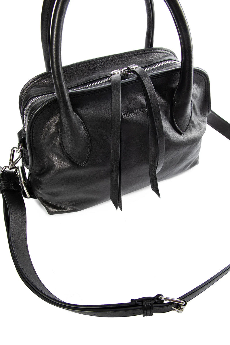 ANN DEMEULEMEESTER WOMAN BLACK TOP HANDLE BAGS - Antonioli.eu