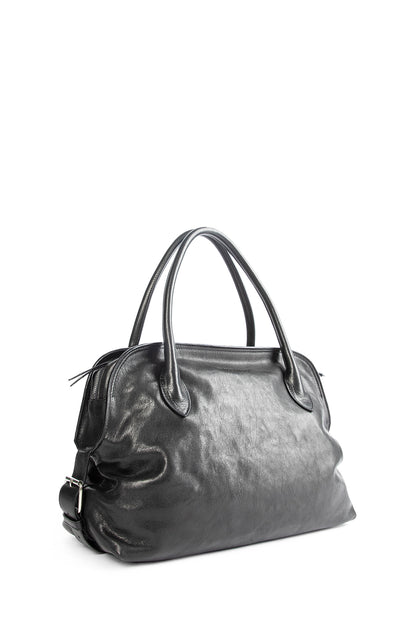 ANN DEMEULEMEESTER WOMAN BLACK TOP HANDLE BAGS