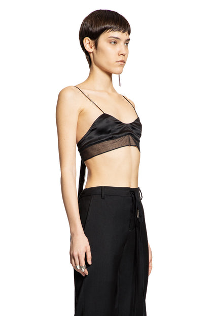 Abelina Bra in Washed Silk Satin and Tulle - Antonioli.eu