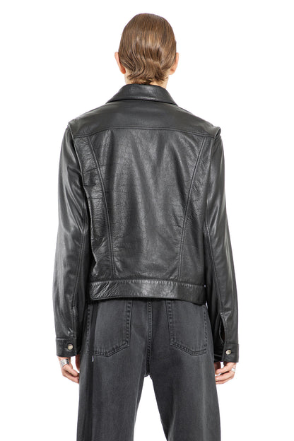 ANN DEMEULEMEESTER MAN BLACK JACKETS