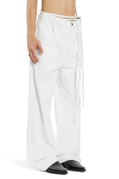 ANN DEMEULEMEESTER MAN WHITE JEANS