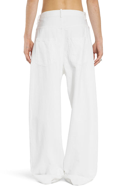 ANN DEMEULEMEESTER MAN WHITE JEANS