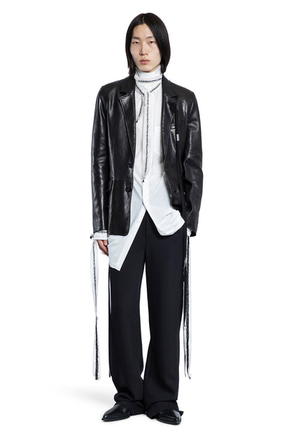 ANN DEMEULEMEESTER MAN BLACK BLAZERS