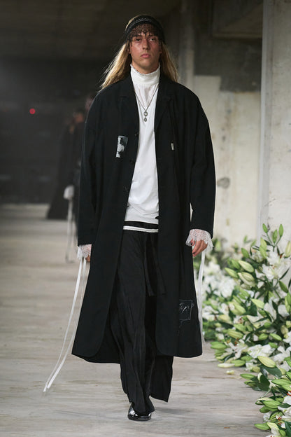 ANN DEMEULEMEESTER MAN BLACK TROUSERS