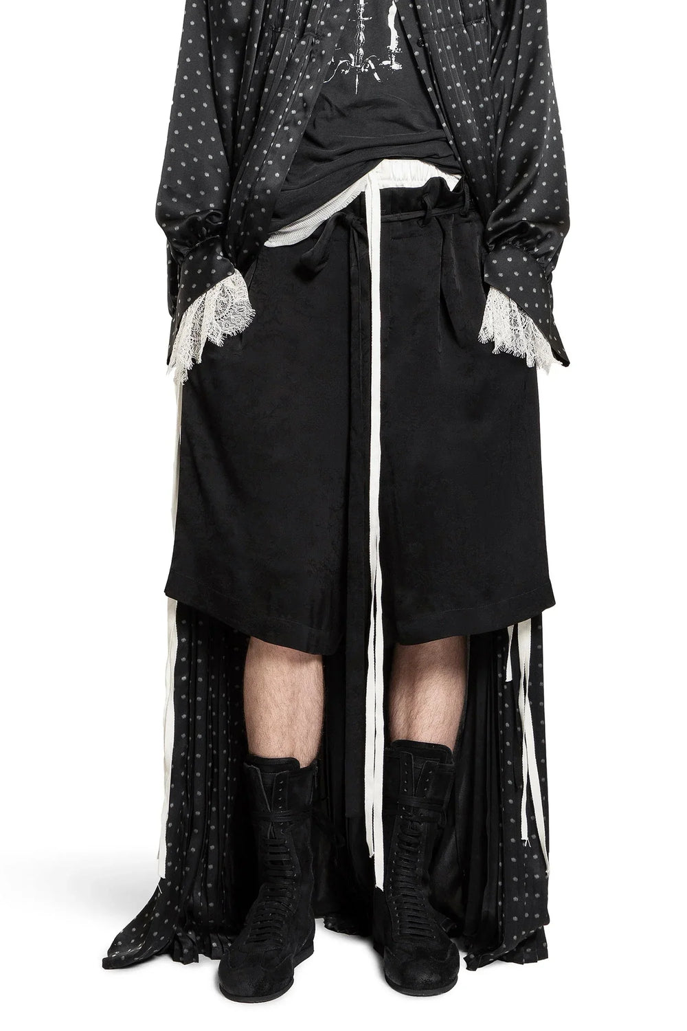 ANN DEMEULEMEESTER Pedro Lounge Shorts man