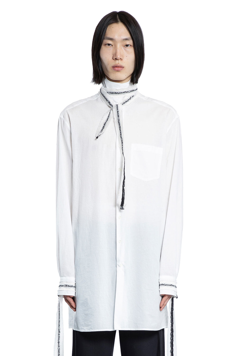 ANN DEMEULEMEESTER MAN WHITE SHIRTS