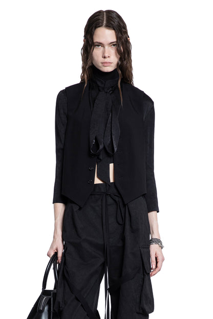 ANN DEMEULEMEESTER WOMAN BLACK TOPS