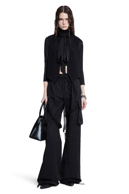 ANN DEMEULEMEESTER WOMAN BLACK TOPS