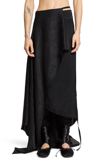 ANN DEMEULEMEESTER WOMAN BLACK SKIRTS