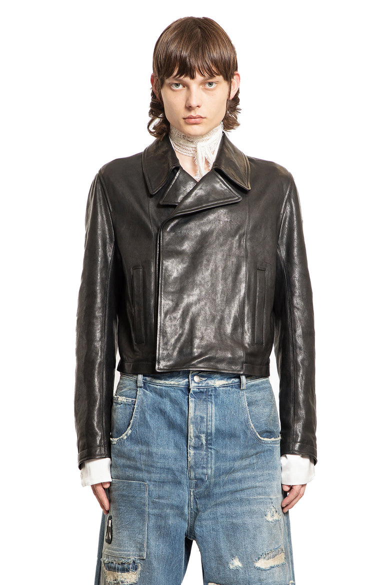 ANN DEMEULEMEESTER MAN BLACK JACKETS