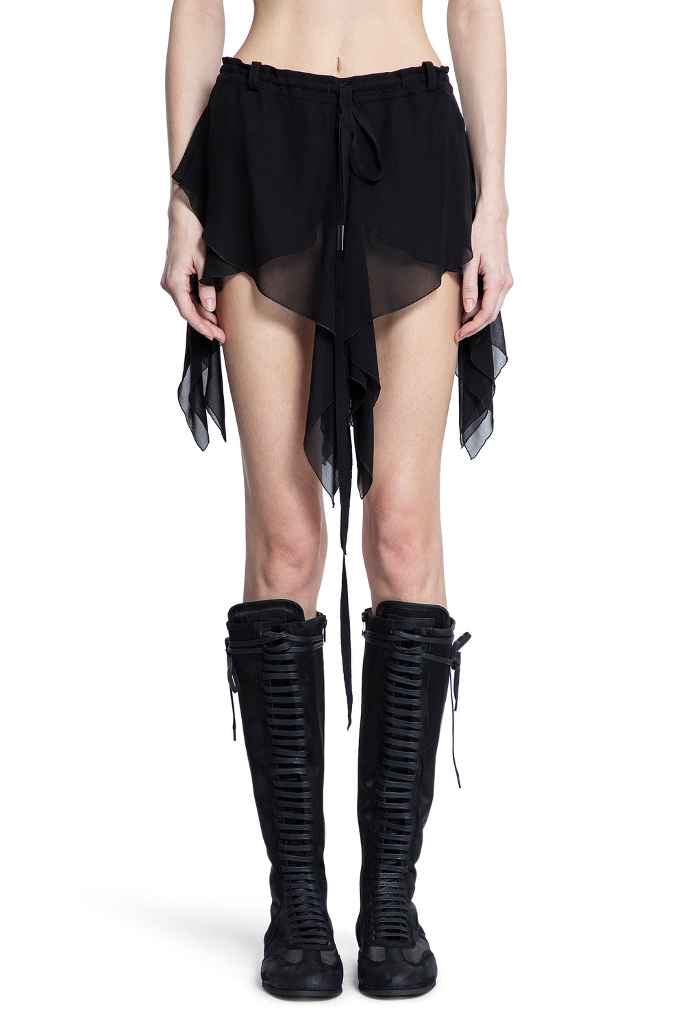 ANN DEMEULEMEESTER WOMAN BLACK SKIRTS