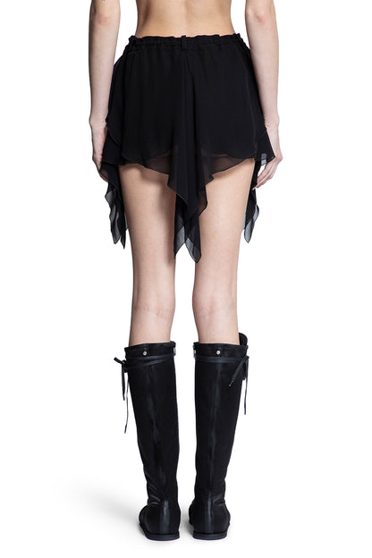 ANN DEMEULEMEESTER WOMAN BLACK SKIRTS