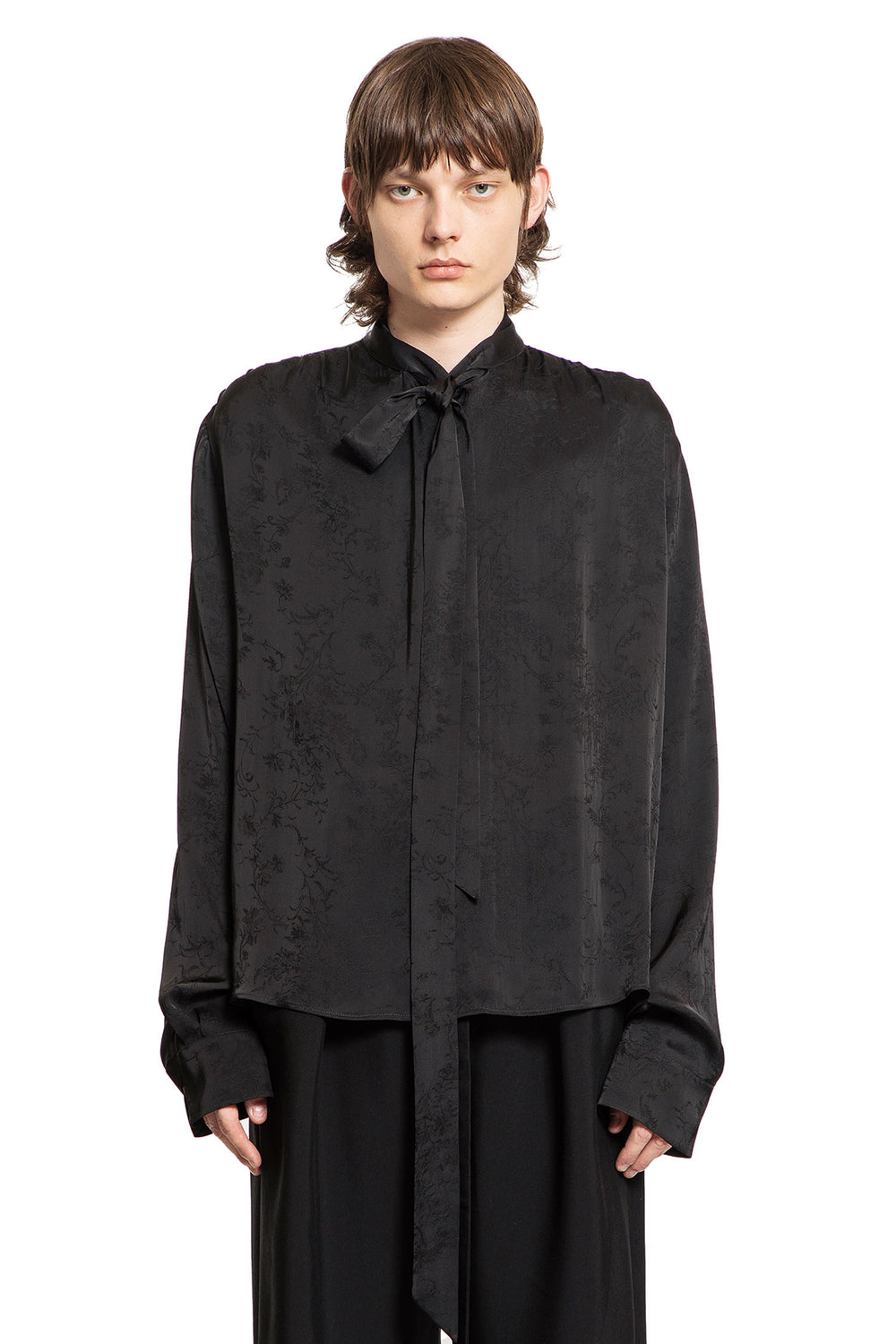 ANN DEMEULEMEESTER MAN BLACK SHIRTS