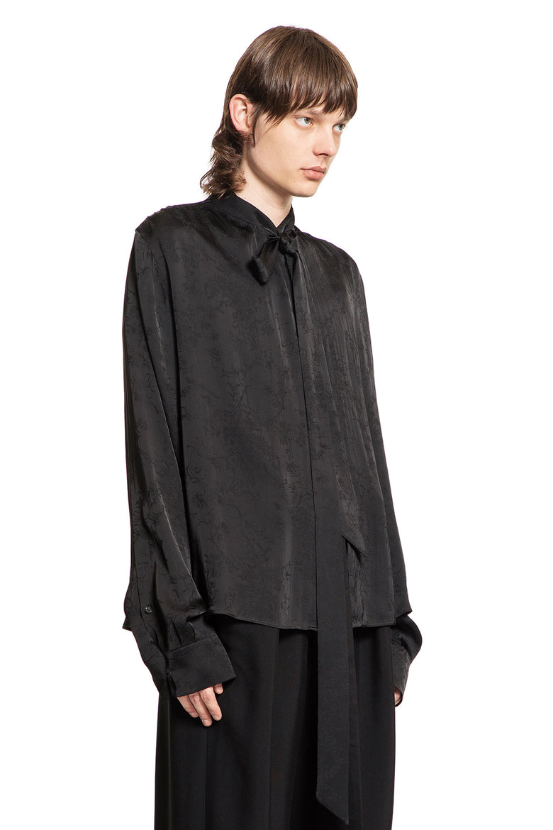 ANN DEMEULEMEESTER MAN BLACK SHIRTS