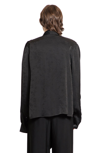 ANN DEMEULEMEESTER MAN BLACK SHIRTS