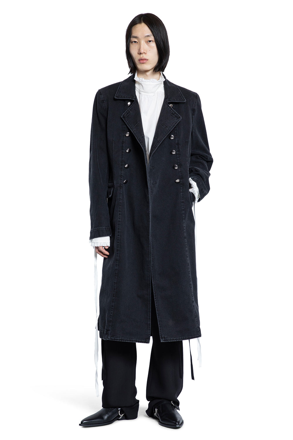 ANN DEMEULEMEESTER MAN BLACK COATS