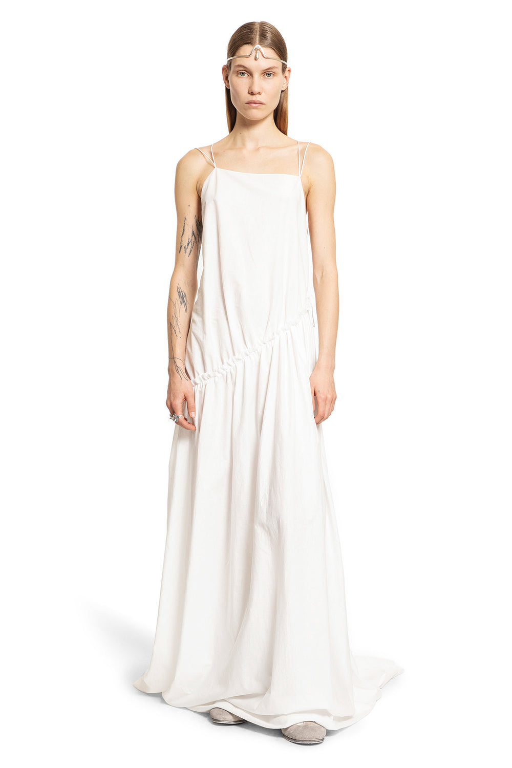 ANN DEMEULEMEESTER WOMAN WHITE DRESSES