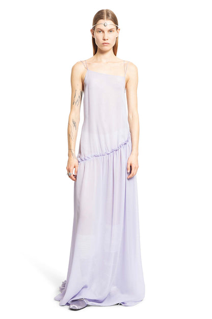 ANN DEMEULEMEESTER WOMAN PURPLE DRESSES