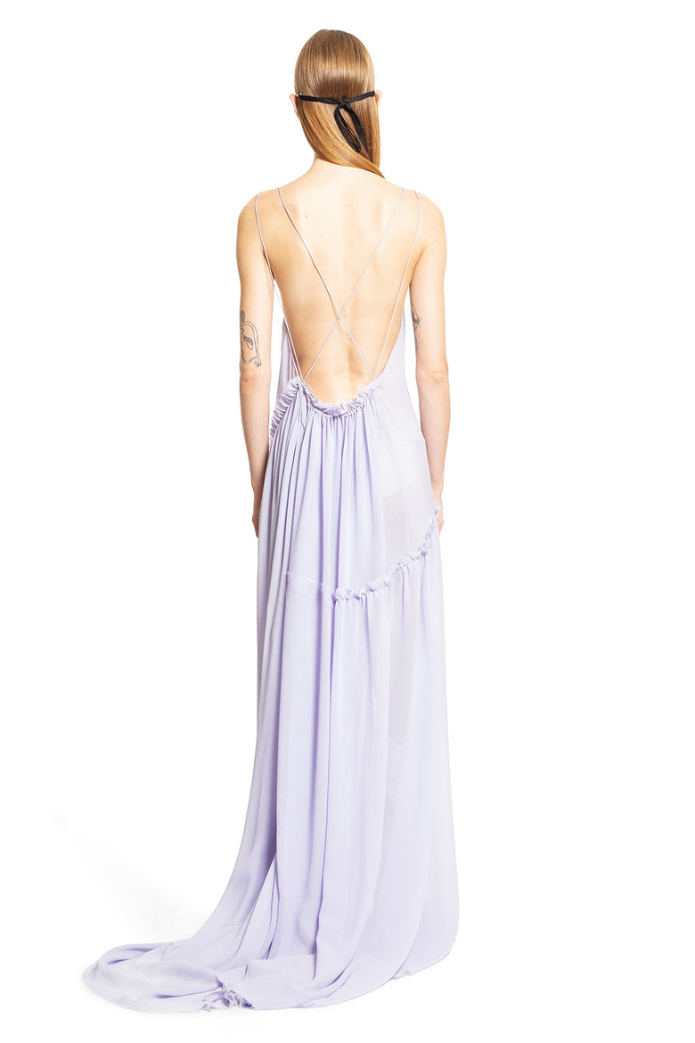 ANN DEMEULEMEESTER WOMAN PURPLE DRESSES