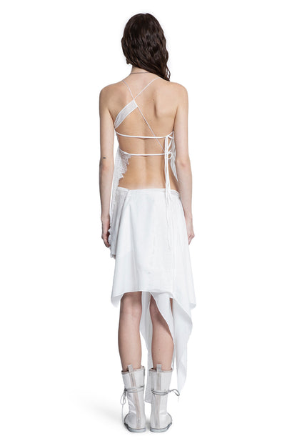 ANN DEMEULEMEESTER WOMAN WHITE DRESSES