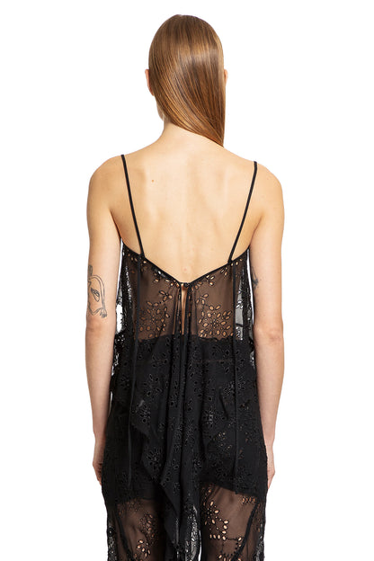 ANN DEMEULEMEESTER WOMAN BLACK TOPS