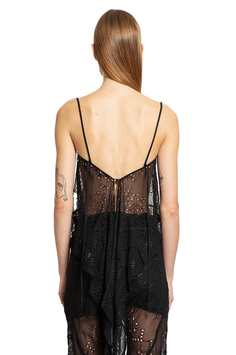 ANN DEMEULEMEESTER WOMAN BLACK TOPS