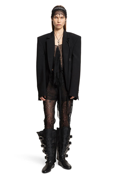 ANN DEMEULEMEESTER WOMAN BLACK TOPS