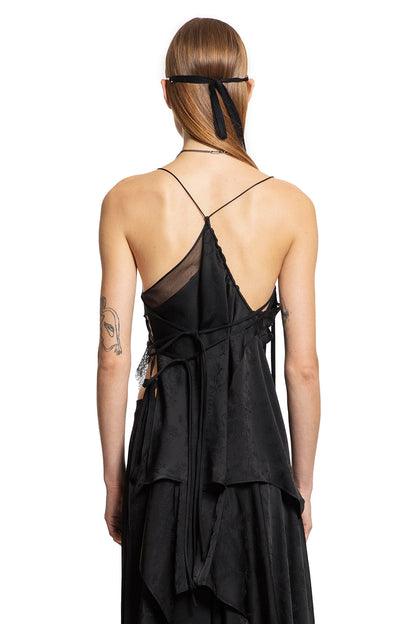 ANN DEMEULEMEESTER WOMAN BLACK TOPS