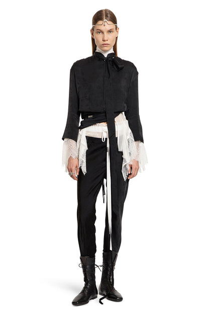 ANN DEMEULEMEESTER WOMAN BLACK TOPS