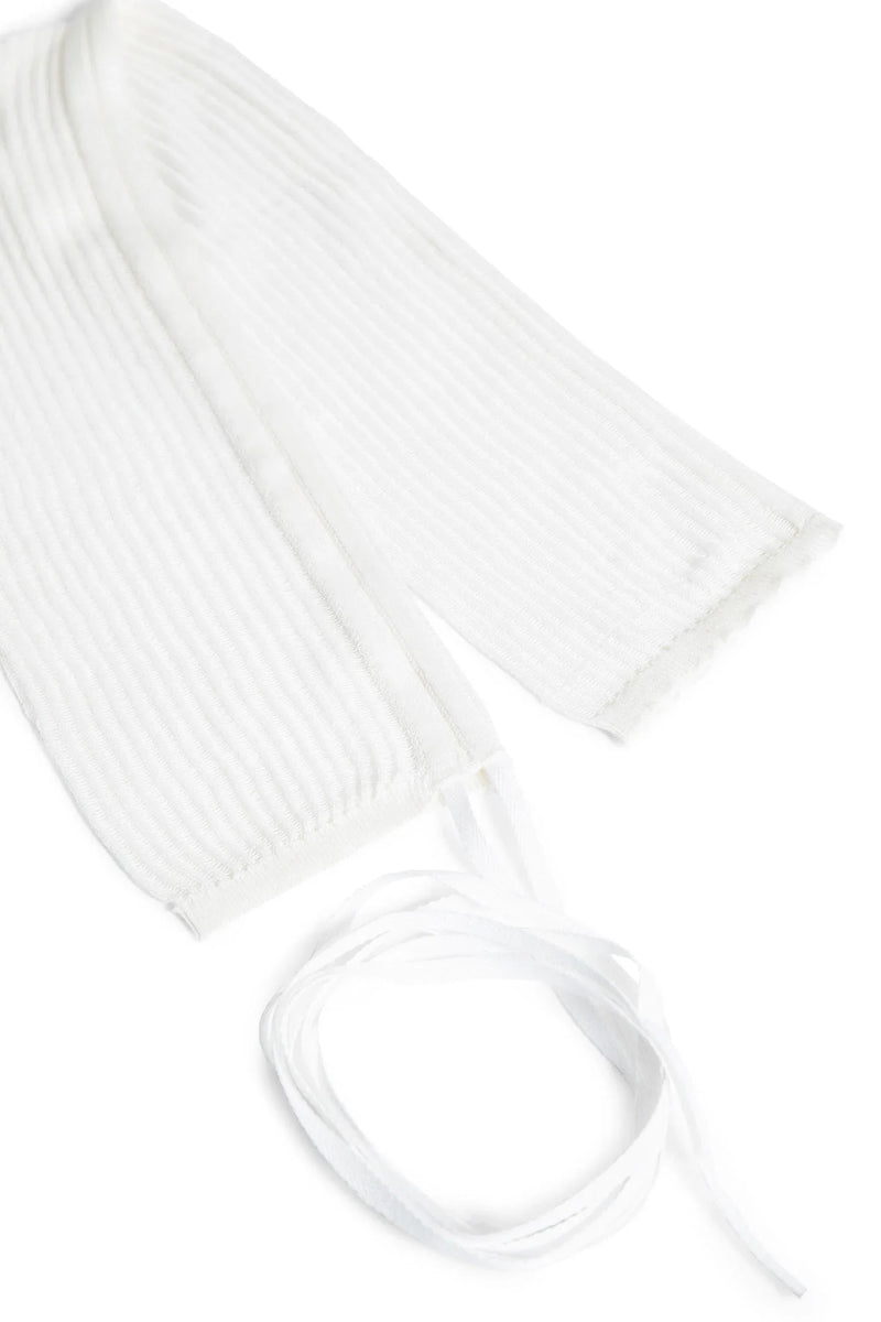 ANN DEMEULEMEESTER WOMAN OFF-WHITE SOCKS - Antonioli.eu