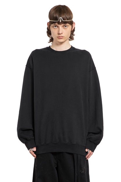 ANN DEMEULEMEESTER MAN BLACK SWEATSHIRTS