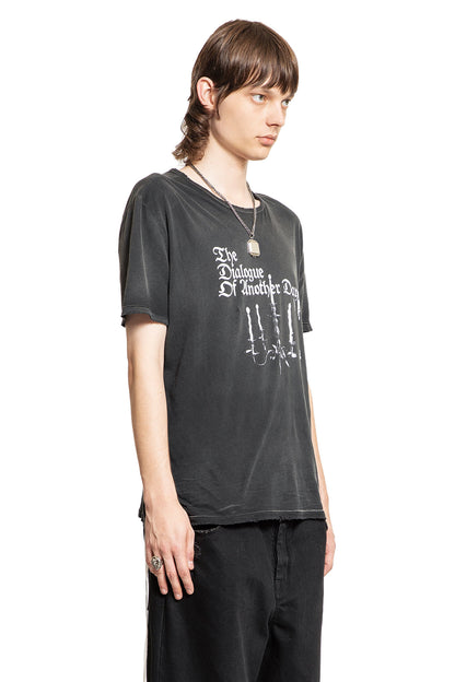 ANN DEMEULEMEESTER MAN BLACK T-SHIRTS & TANK TOPS