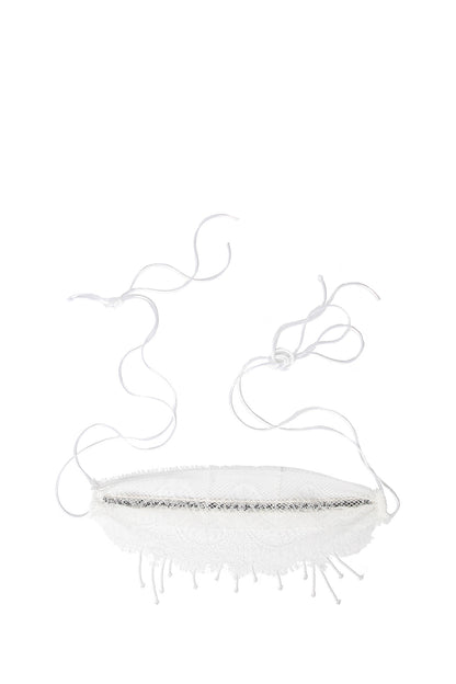 ANN DEMEULEMEESTER WOMAN OFF-WHITE HAIR ACCESSORIES