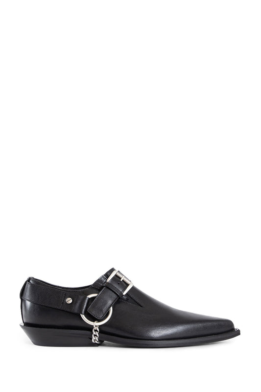 ANN DEMEULEMEESTER MAN BLACK LOAFERS & FLATS