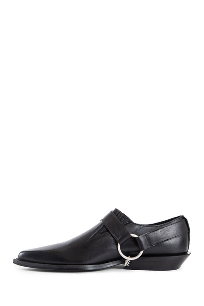 ANN DEMEULEMEESTER MAN BLACK LOAFERS & FLATS