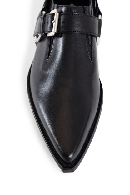 ANN DEMEULEMEESTER MAN BLACK LOAFERS & FLATS