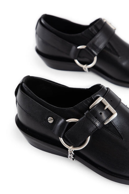 ANN DEMEULEMEESTER MAN BLACK LOAFERS & FLATS