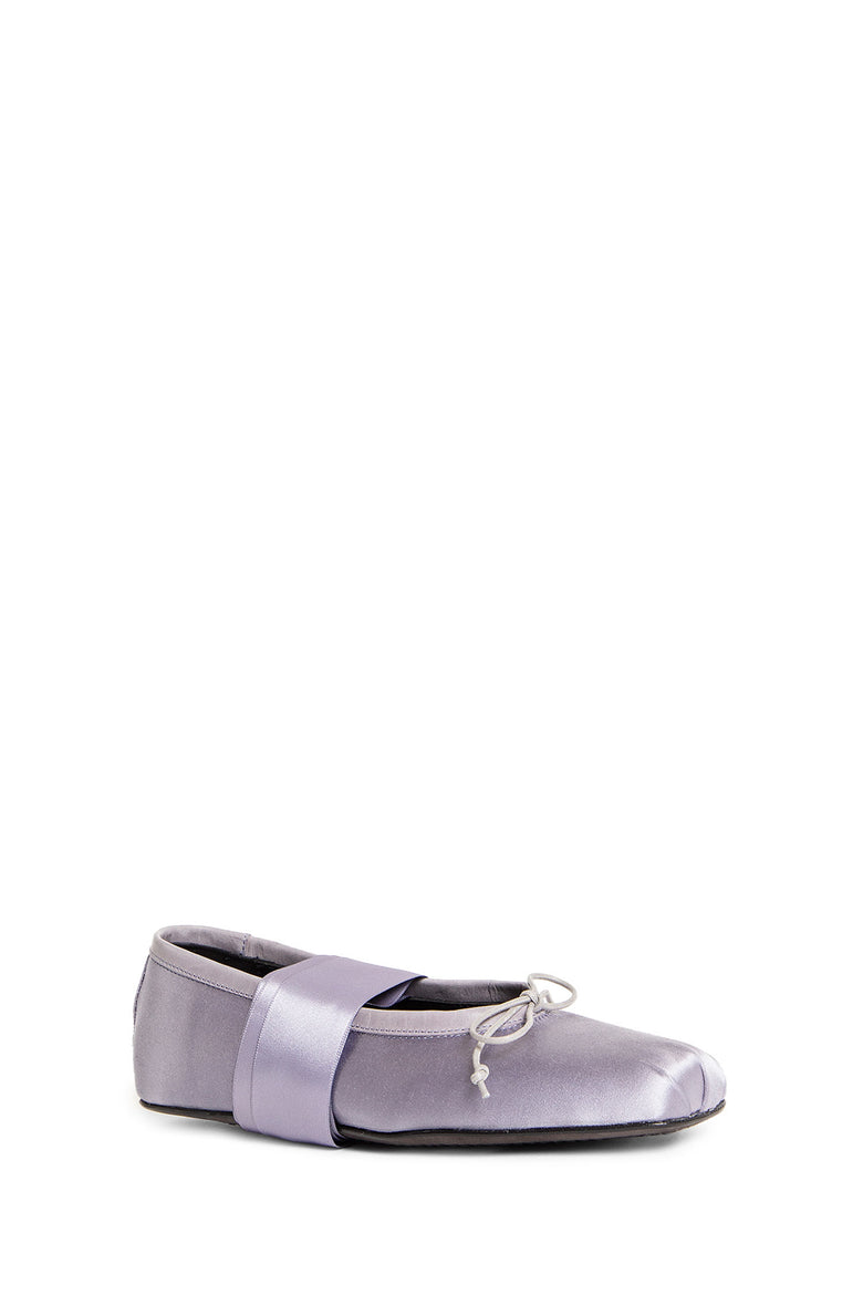 ANN DEMEULEMEESTER WOMAN PURPLE FLATS