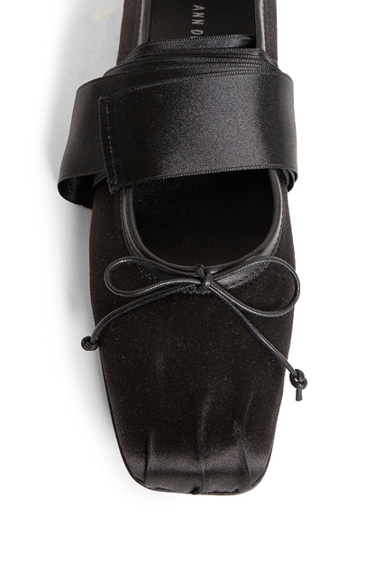 ANN DEMEULEMEESTER WOMAN BLACK FLATS