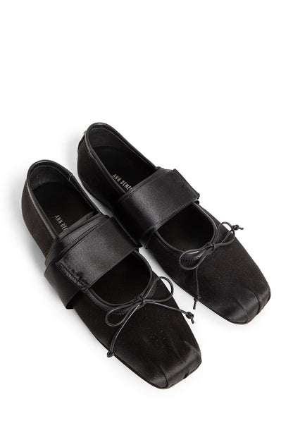 ANN DEMEULEMEESTER WOMAN BLACK FLATS